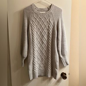 Cableknit Sweater Dress